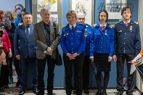 Открытие выставки работ  художника-иллюстратора Евгении Ивановны Стерлиговой _DSC7929
